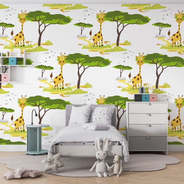 Papier Peint Girafon — Ambiance 1