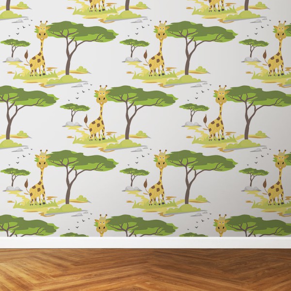 Papier Peint Girafon — Ambiance 3