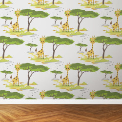 Papier Peint Girafon