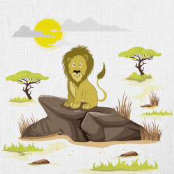Papier Peint Lionceau