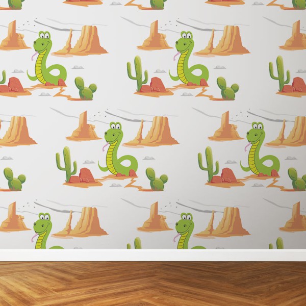 Papier Peint Serpent — Ambiance 3