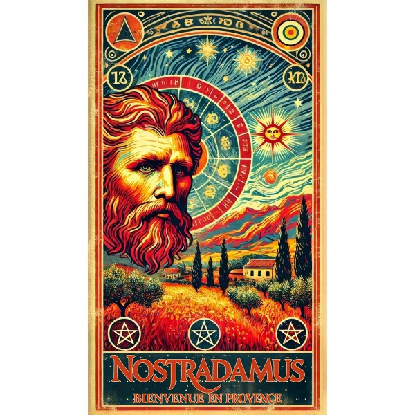 Le Prophète des Étoiles – affiche & plaque vintage | Manufacture Arssans