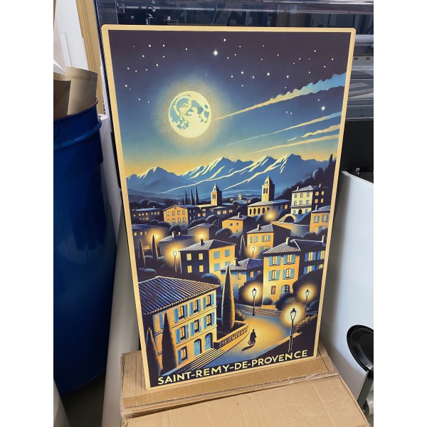 Saint-Rémy-de-Provence : Clair de Lune sur la Vieille Ville – vue 2 | Manufacture Arssans