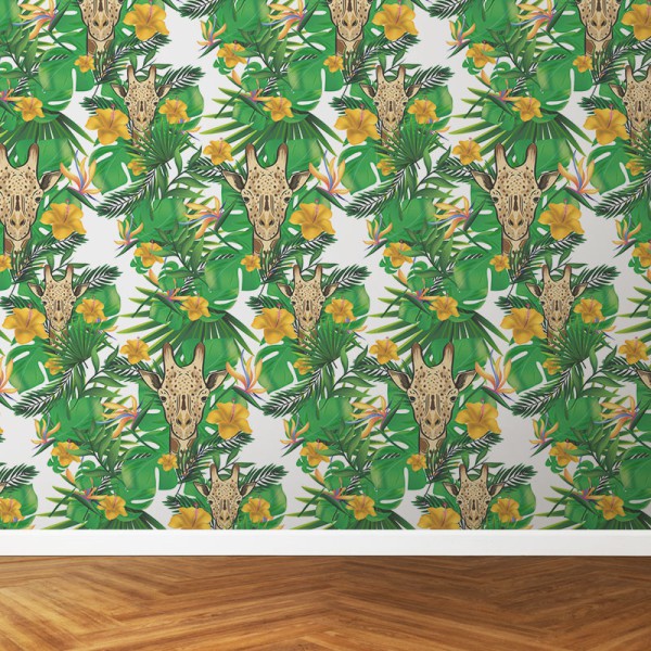 Papier Peint Girafe — Ambiance 3