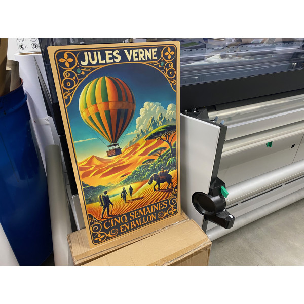 Aventure Éternelle - Cinq Semaines en Ballon par Jules Verne – vue 2 | Manufacture Arssans