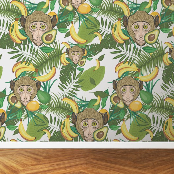 Papier Peint Singe — Ambiance 3