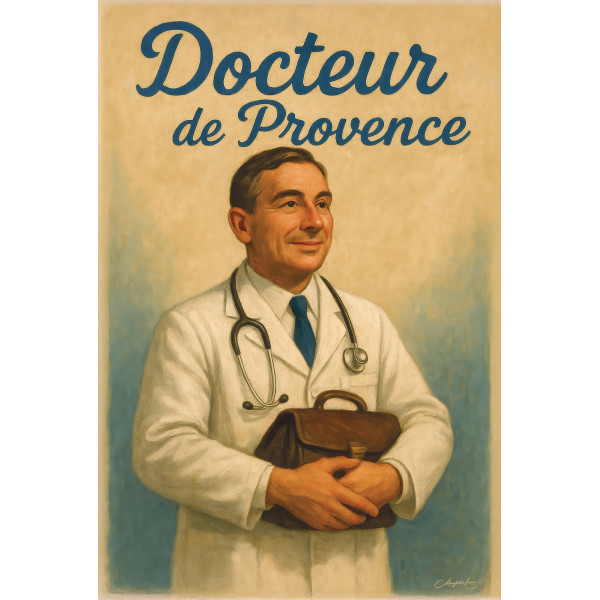 Docteur de Provence – affiche & plaque vintage | Manufacture Arssans