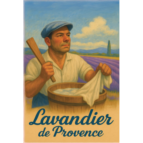 Lavandier de Provence – affiche & plaque vintage | Manufacture Arssans