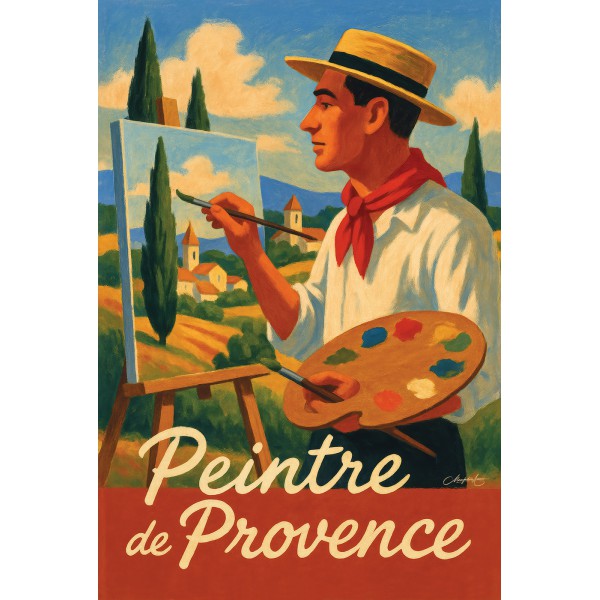 Magnet Peintre de Provence – Couleurs du Midi | Manufacture Arssans