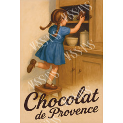 Magnet Chocolat de Provence – Le trésor du placard