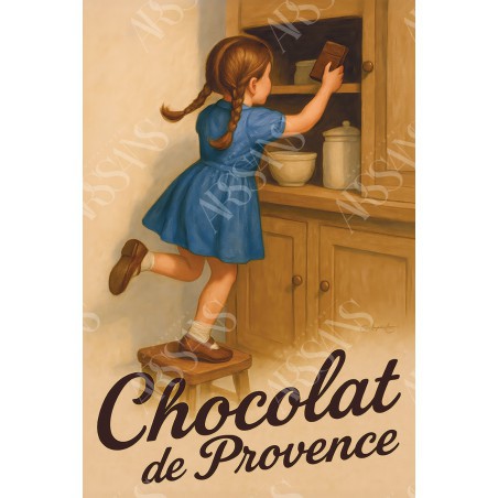 Magnet Chocolat de Provence – Le trésor du placard