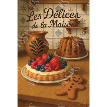 Magnet Les délices de la maison