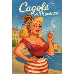 Magnet Cagole de Provence – L’allure canaille