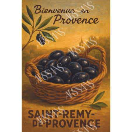 L’or noir de Provence – Panier d’olives