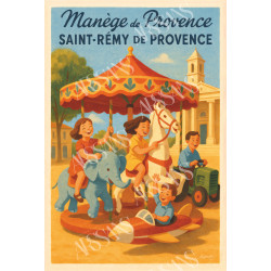 Manège de Provence – Souvenirs d’enfance à Saint-Rémy