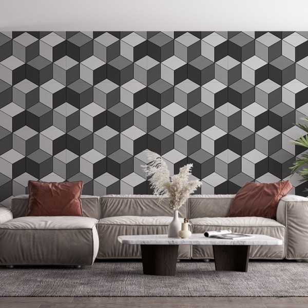Papier Peint Cube — Ambiance 1