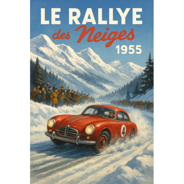 Le Rallye des neiges 1955 — Manufacture Arssans