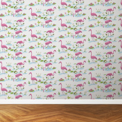 Papier Peint Flamant