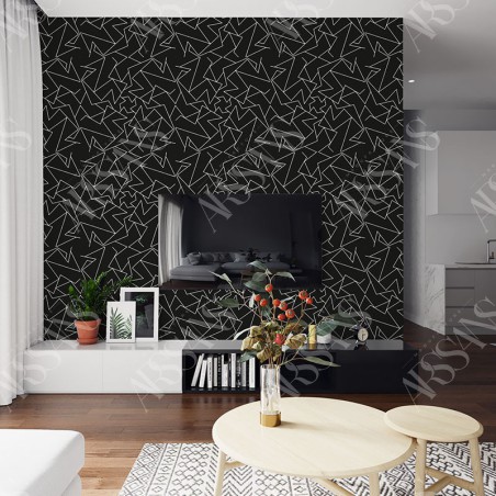Papier Peint Inflexas - papier peint intissé blanc pour salon
