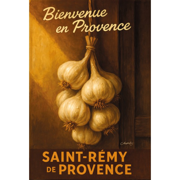 Ail de Provence – Bouquet du Terroir – affiche & plaque vintage | Manufacture Arssans
