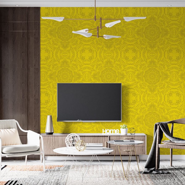 Papier Peint Elegans Mandala — Ambiance 1