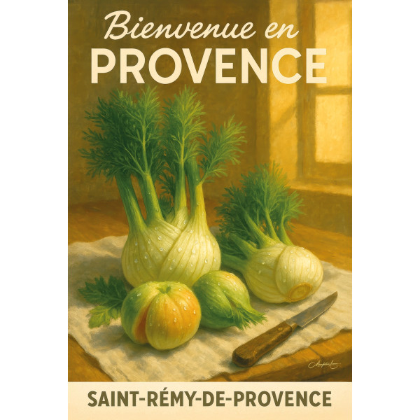 Fenouil de Provence – Fraîcheur Anisée – affiche & plaque vintage | Manufacture Arssans