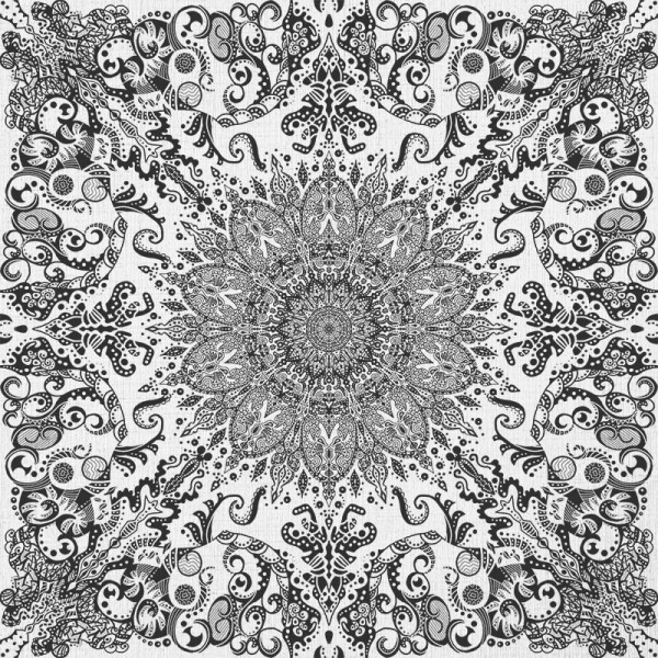 Papier Peint Classis Mandala — Ambiance 2
