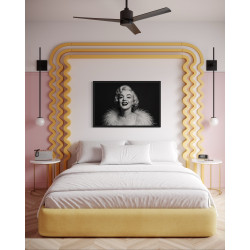 Marilyn Rayonnante – Portrait Glamour Noir et Blanc