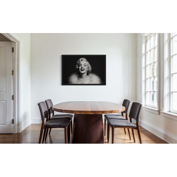 Marilyn Rayonnante – Portrait Glamour Noir et Blanc – vue 11 | Manufacture Arssans