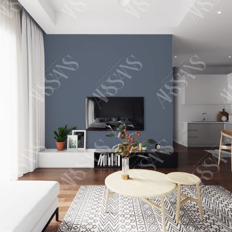 Papier Peint Uni Gris de Payne - papier peint intissé gris