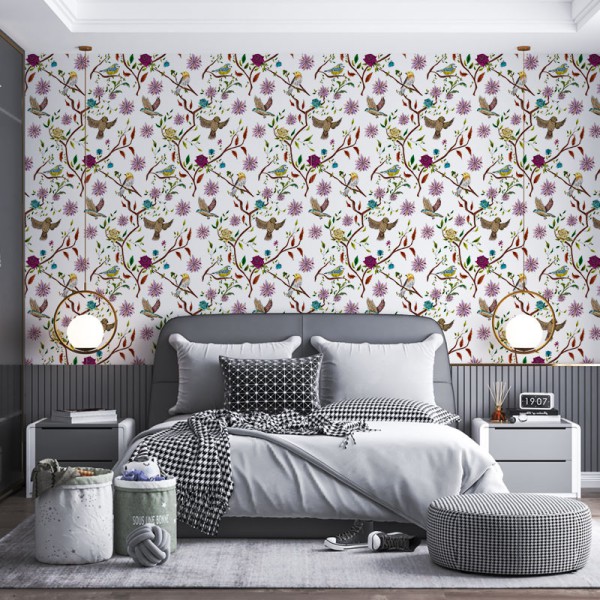 Papier Peint Oiseaux — Ambiance 1