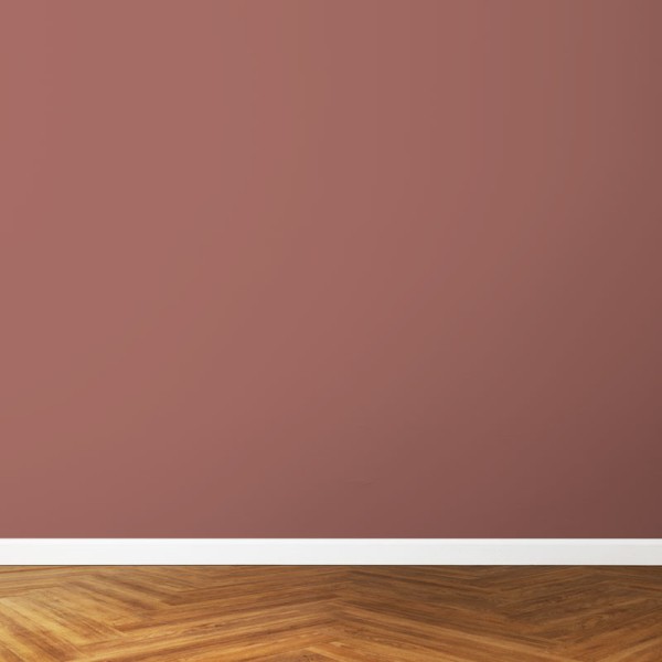 Papier Peint Uni Terracotta — Ambiance 3