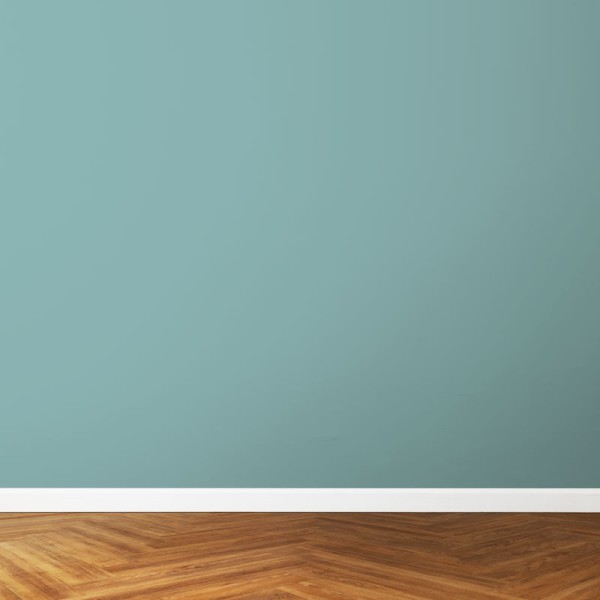 Papier Peint Uni Turquoise Pastel — Ambiance 3