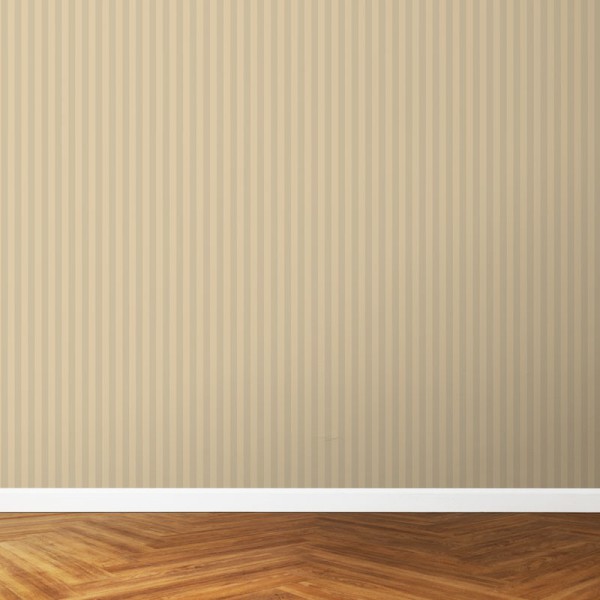 Papier Peint Bayadère Beige — Ambiance 2