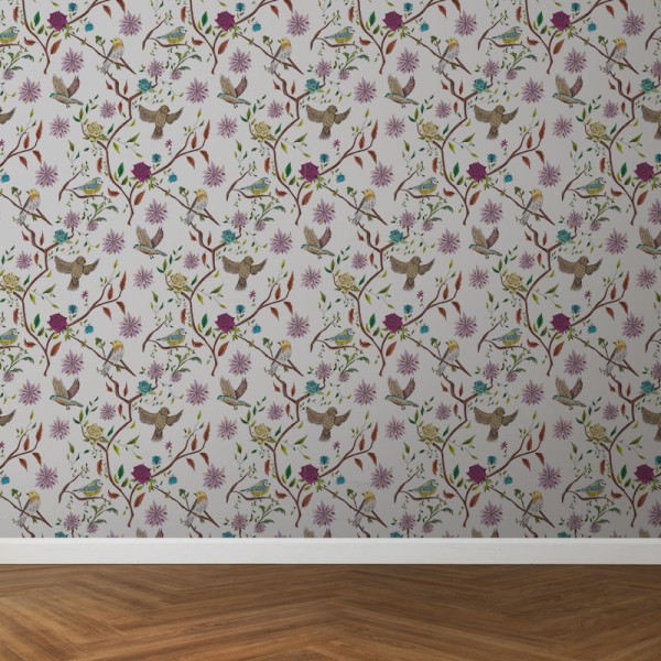 Papier Peint Oiseaux — Ambiance 4