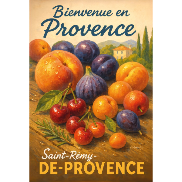 Magnet Fruits du Sud – Saveurs d’un été en Provence | Manufacture Arssans