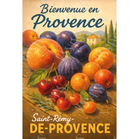 Magnet Fruits du Sud – Saveurs d’un été en Provence