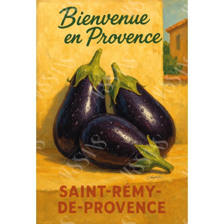Magnet Aubergines de Provence – Trésor du Soleil