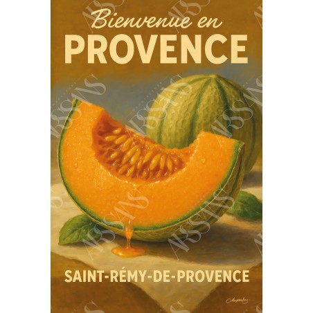 Magnet Melon de Saint-Rémy – Chair d’Été