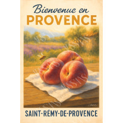 Magnet Pêches de Provence – Douceur d’Été