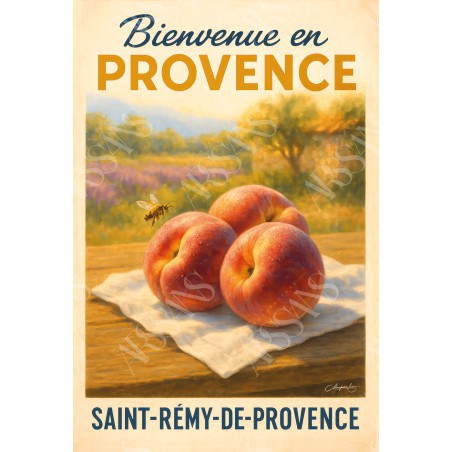 Magnet Pêches de Provence – Douceur d’Été