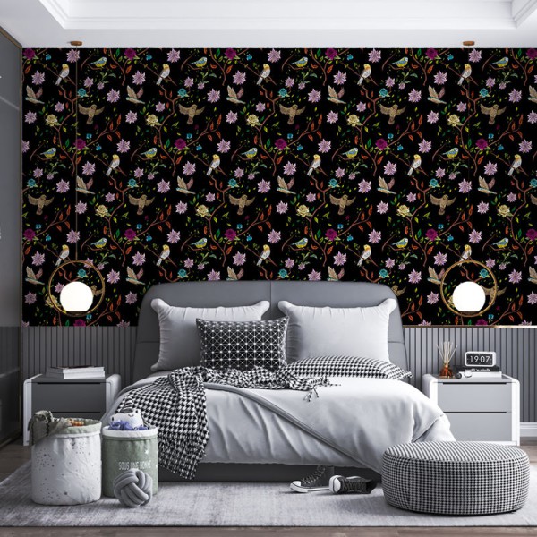 Papier Peint Oiseaux — Ambiance 2