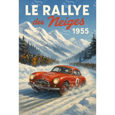 Magnet Le Rallye des neiges 1955