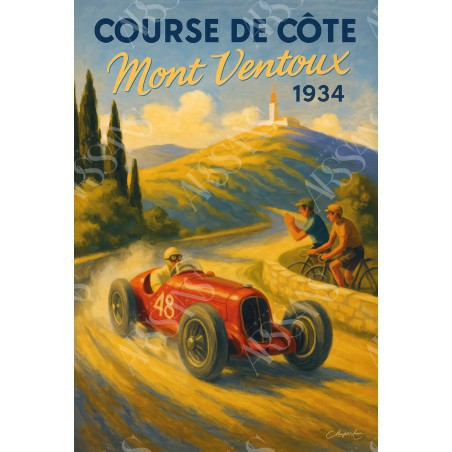 Magnet Course Côte Mont Ventoux 1934