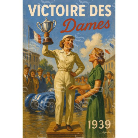 Magnet Championne en Blanc – 1939