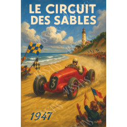 Magnet Les Bolides de la Plage – 1947