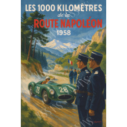Magnet Les 1000km route Napoleon 1958
