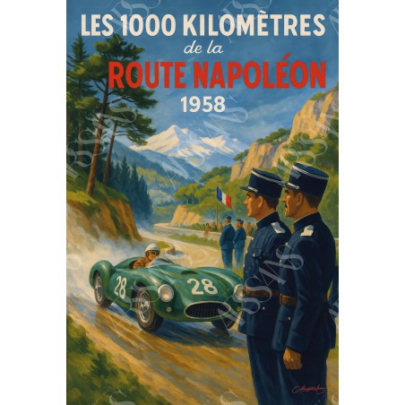 Magnet Les 1000km route Napoleon 1958