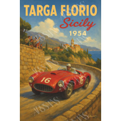 Magnet Course Targa-Florio-Sicily-1954