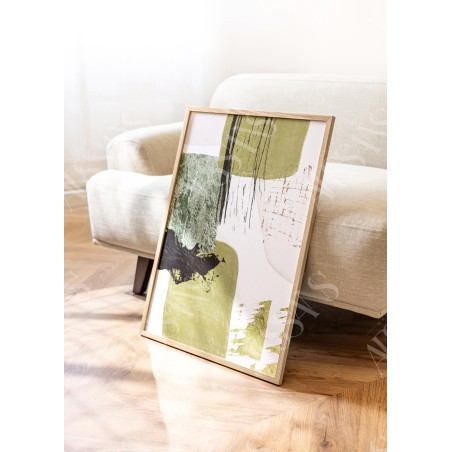 Cadre Chêne 50×70 cm avec Passe-partout 40×60 cm